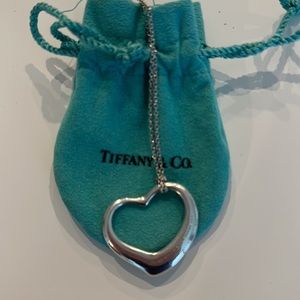 Tiffany & Co Elsa Peretti 35mm Open Heart Necklace